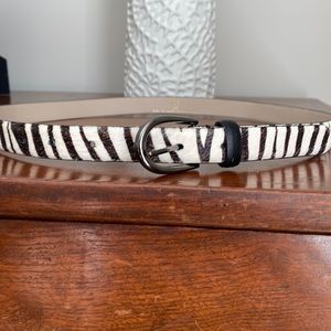 Cabi belt, animal print genuine leather, size M